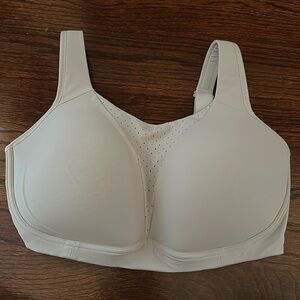 Gray lululemon sports bra with back  enclosure. LIKE NEW excellent condition.